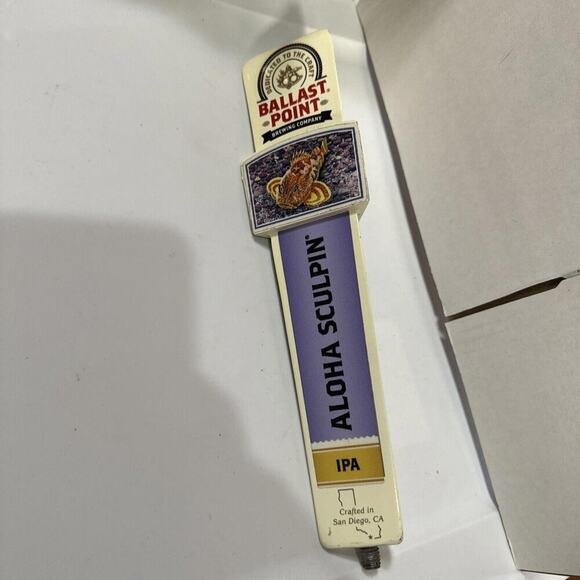 Ballast Point Beer Tap Handle Aloha Sculpin IPA California - Picture 2 of 5